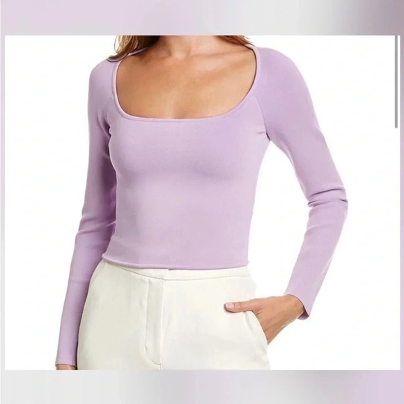 A.L.C Belle Deep Lilac Top Size XS - Picture 3 of 4